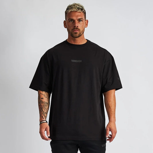 5 Colors Mens T Shirts Muscle Fitness Sports T-shirt Male Hip hop