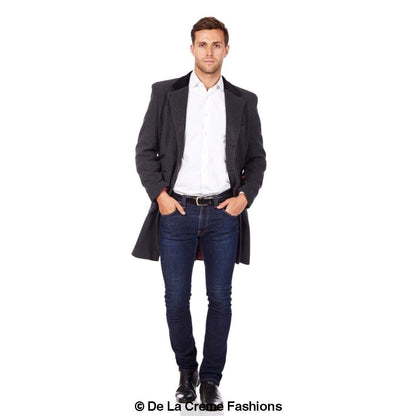 Mens Peaky Blinders Retro Mod Covert Coat